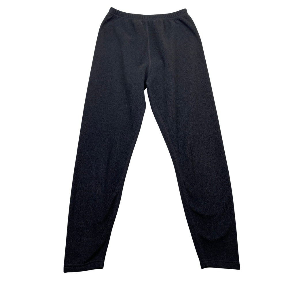 Obermeyer Polartec Fleece Base Layer Pants Mens Black Thermal Leggings Ski 23"
